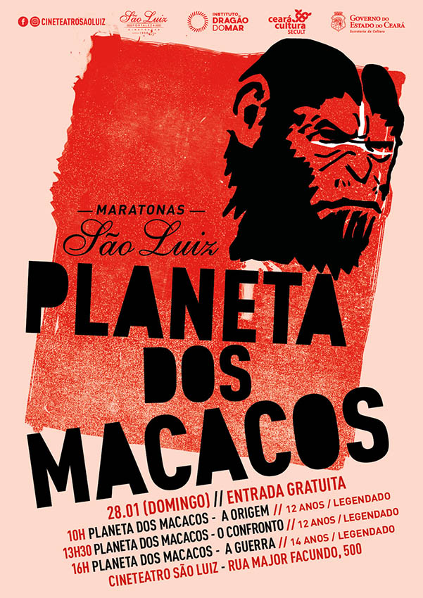 Maratona Planeta dos Macacos / Cineteatro São Luiz, 2019