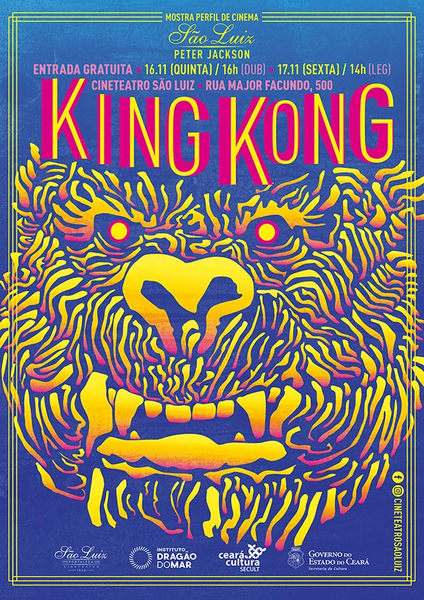 Mostra Perfil de Cinema Peter Jackson – King Kong / Cineteatro São Luiz, 2017