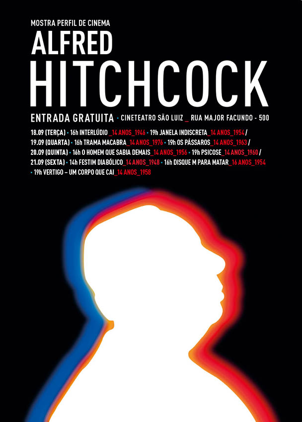 Mostra Perfil de Cinema Alfred Hitchcock / Cineteatro São Luiz, 2018