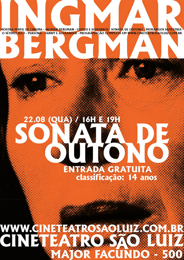 Mostra de Cinema Ingmar Bergman – Sonata de Outono / Cineteatro São Luiz, 2018