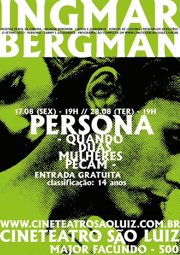 Mostra de Cinema Ingmar Bergman – Persona / Cineteatro São Luiz, 2018