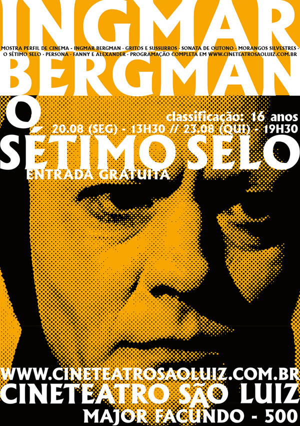 Mostra de Cinema Ingmar Bergman – O Sétimo Selo / Cineteatro São Luiz, 2018