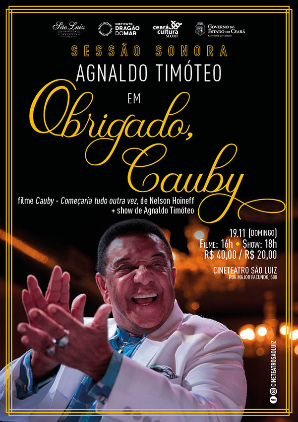 Agnaldo Timóteo em Obrigado, Cauby / Cineteatro São Luiz, 2017